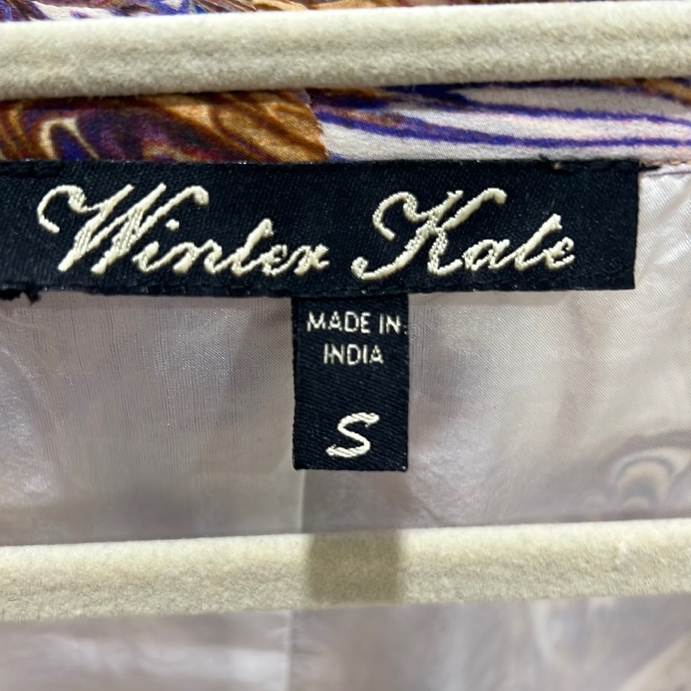 Vintage Winter Kate silk kimono - Picture 2 of 6